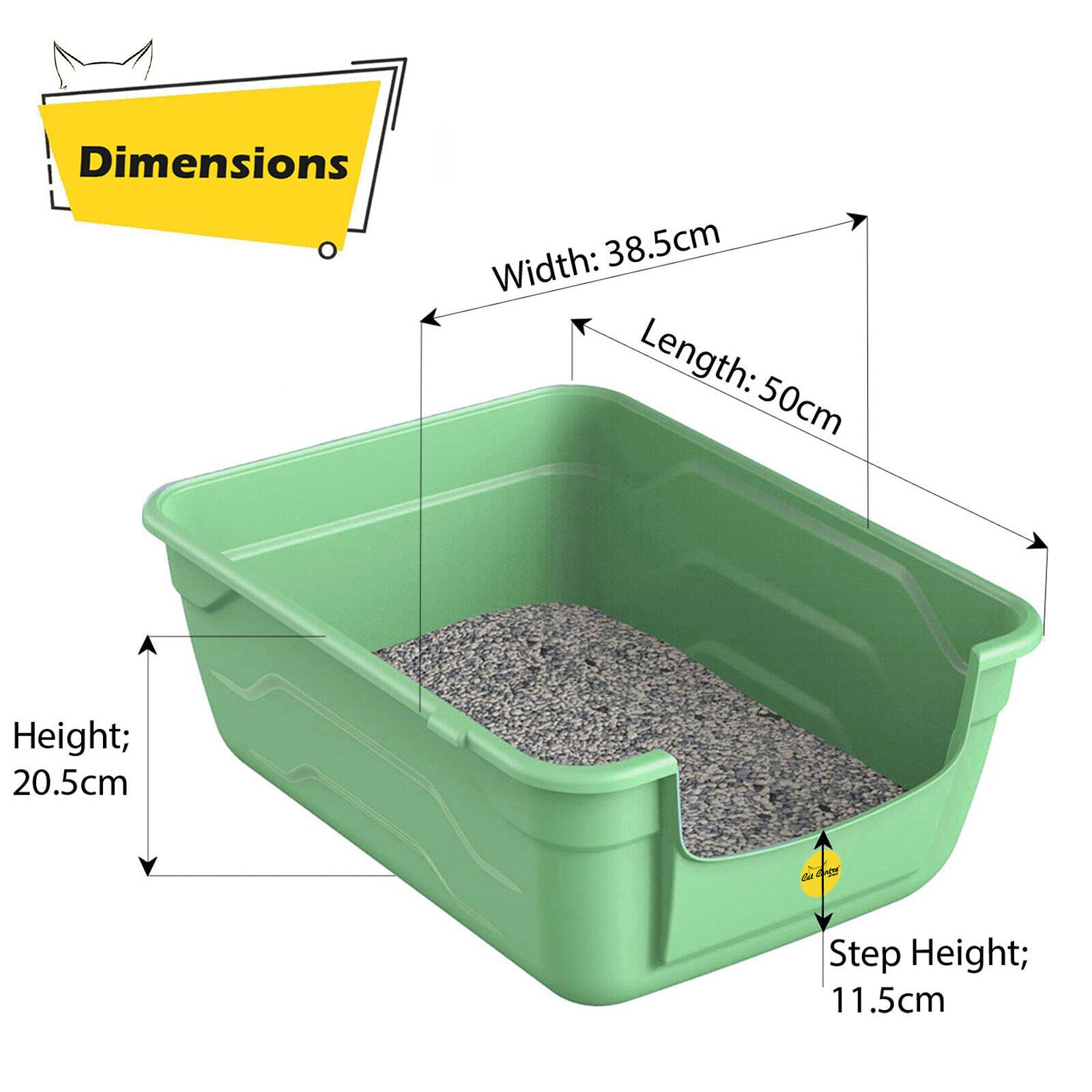 Large Cat Kitten Litter Tray Box High Sided UK Deep Toilet Loo Luxury Catcentre®